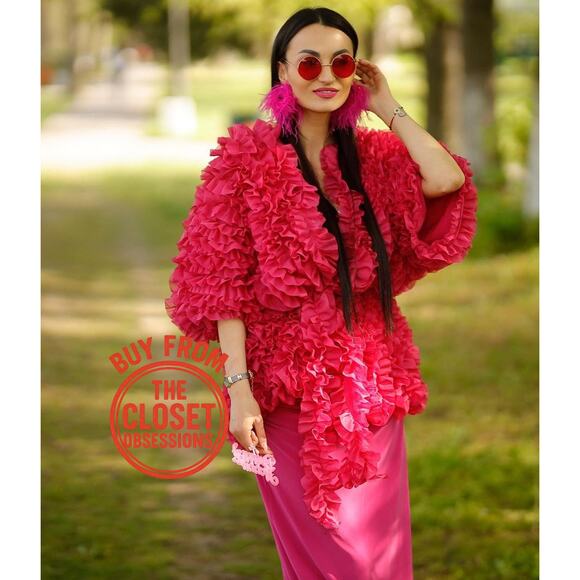 ZARA Blogger Fave Textured Coat with Self-Belt NWT 💗 - Picture 11 of 16